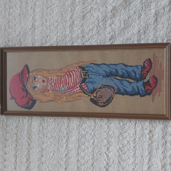 Other - Vintage Embroidered Artwork